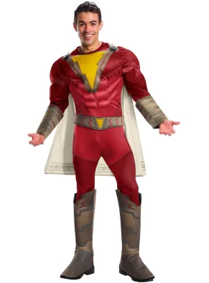 Shazam! Mens Muscle Chest Superhero Costume