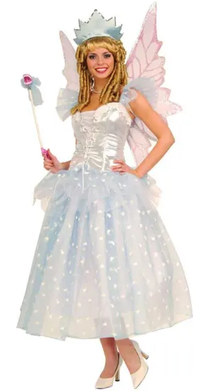 Shimmery Womens Tooth Fairy Fancy Dress Costume