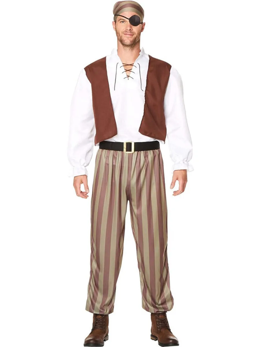 Ship Wreck Pirate Classic Mens Costume