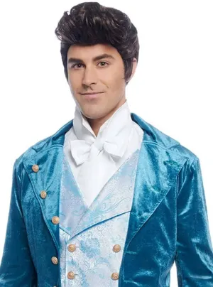 Short Brown Colin Bridgerton Style Mens Costume Wig