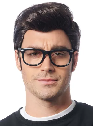 Short Brown David Rose Style Mens Costume Wig