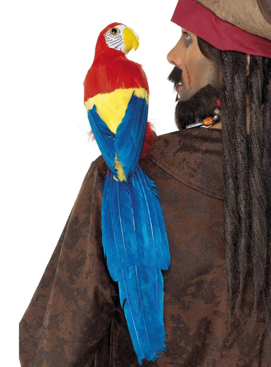 Shoulder Feather Pirate Parrot