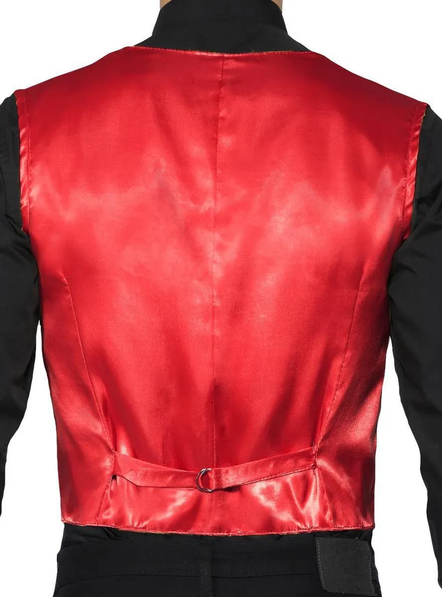 Showman Red Sequin Dress Up Costume Vest