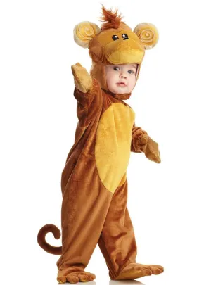 Silly Brown Monkey Kids Costume Onesie
