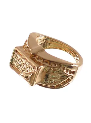 Simple Gold Womens Costume Accessory Ring