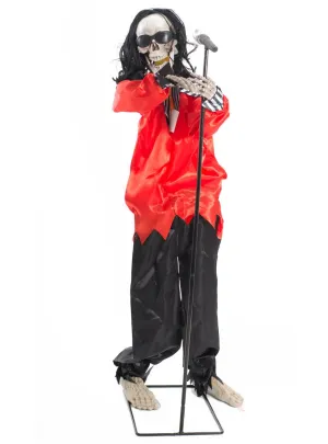 Singing and Dancing Super Freak Skeleton Halloween Decoration