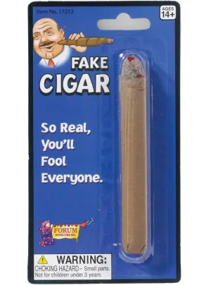 Single Pack Realistic Fake Cigar Costume Accessory