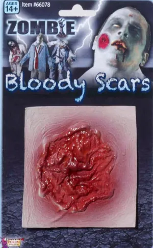 Single Pack Zombie Bloody Flesh Wound Special Effects