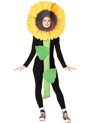 Single Yellow Sunflower Adults Costume