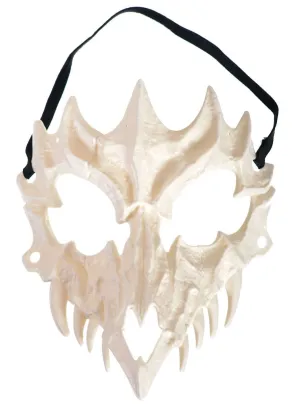Skeletal Dragon Skull Half Face Costume Mask