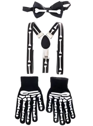 Skeleton Bones Halloween Accessory Set