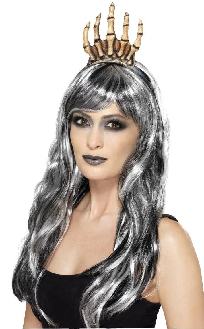 Skeleton Bones Voodoo Crown Headband