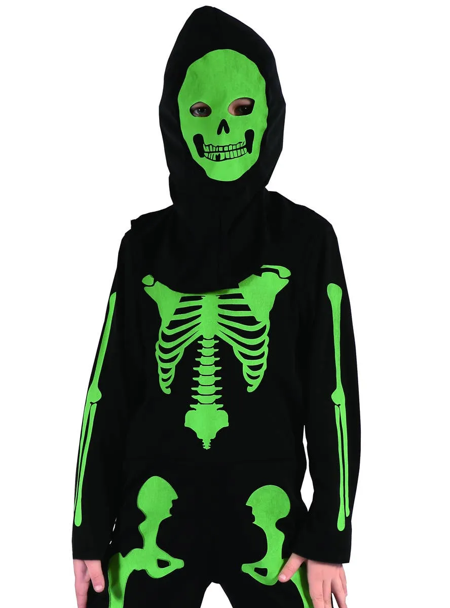 Skeleton Boy Halloween Fancy Dress Costume