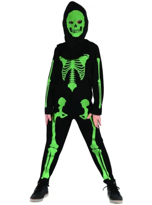 Skeleton Boy Halloween Fancy Dress Costume