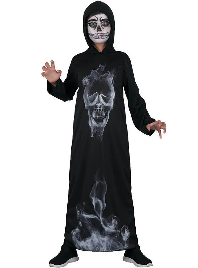 Skeleton Demon Boys Halloween Fancy Dress Costume