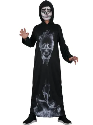 Skeleton Demon Boys Halloween Fancy Dress Costume