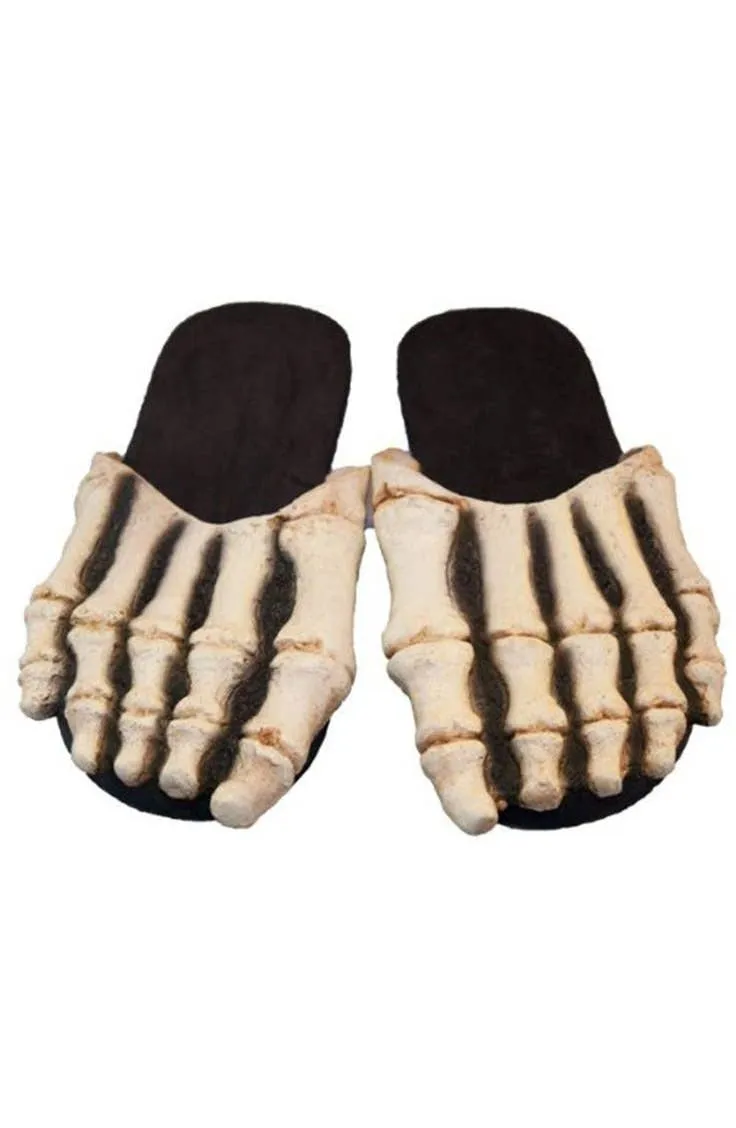 Skeleton Feet Novelty Costume Shoes