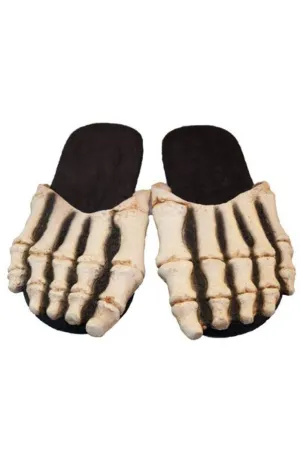 Skeleton Feet Novelty Costume Shoes