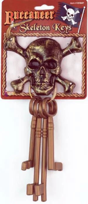 Skeleton Keys Pirate Costume Accessory