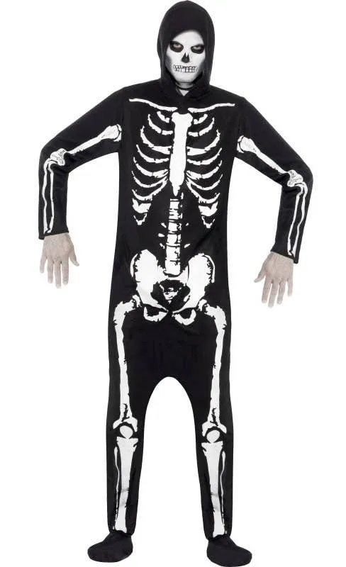 Skeleton Onesie Mens Halloween Costume