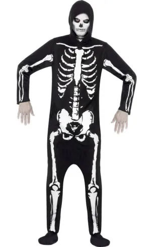 Skeleton Onesie Mens Halloween Costume