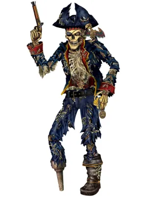 Skeleton Pirate Cut Out Halloween Decoration