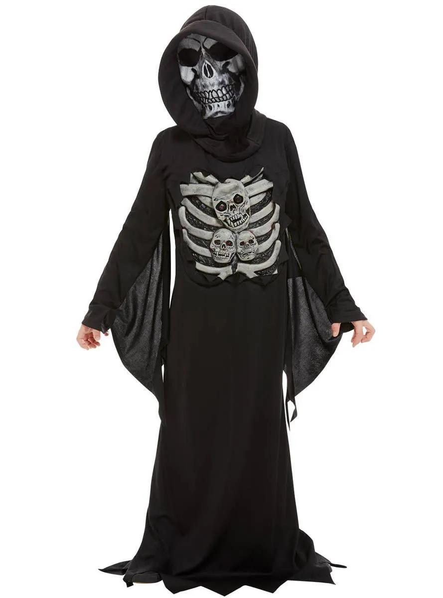 Skeleton Reaper Boys Halloween Costume