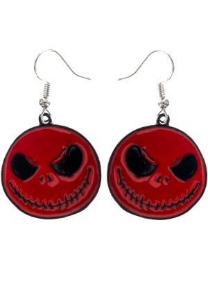 Skellington Face Halloween Costume Earrings