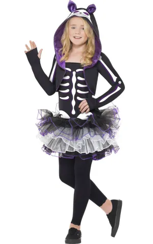 Skelly Cat Girls Halloween Costume