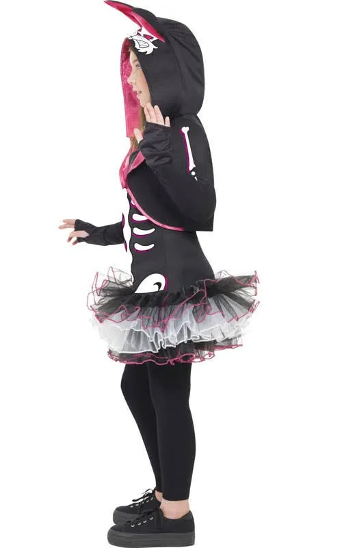Skelly Rabbit Girls Halloween Costume