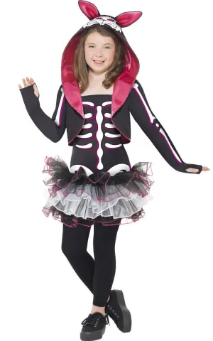 Skelly Rabbit Girls Halloween Costume