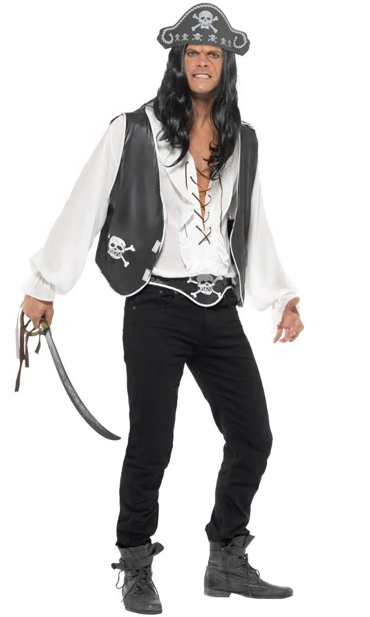 Skull and Cross-Bone Pirate Costume Accessory Kit