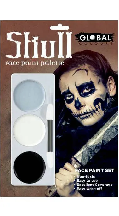 Skull FX Colour Palette Halloween Face Paint