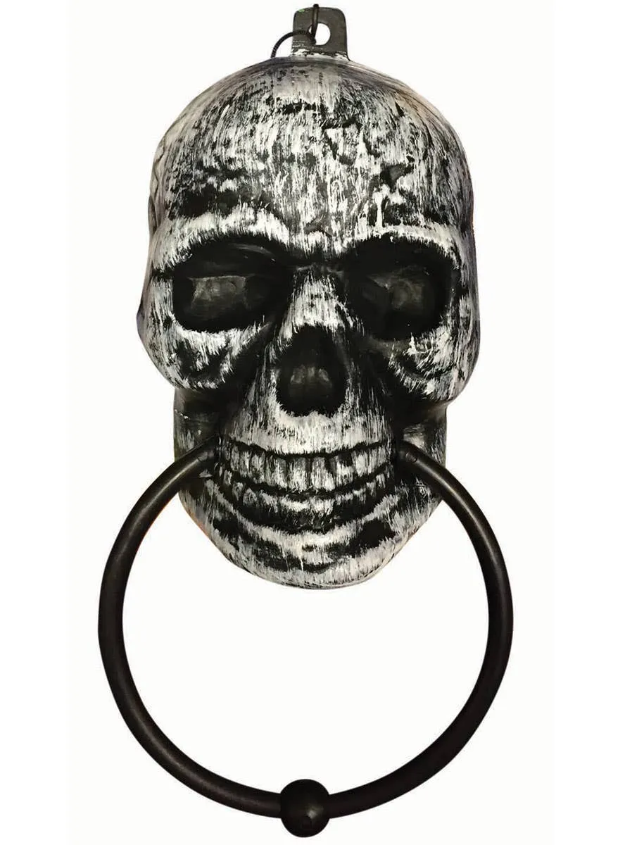 Skull Head Door Knocker Halloween Decoration