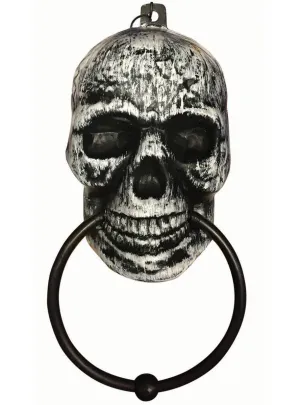 Skull Head Door Knocker Halloween Decoration