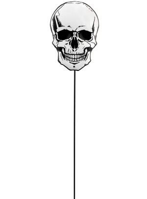 Skull Head Yard Stake Halloween Decoration