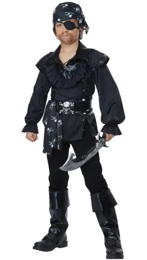 Skull Island Boys Fancy Dress Pirate Costume