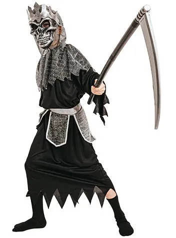 Skull Knight Demon Boys Reaper Halloween Costume