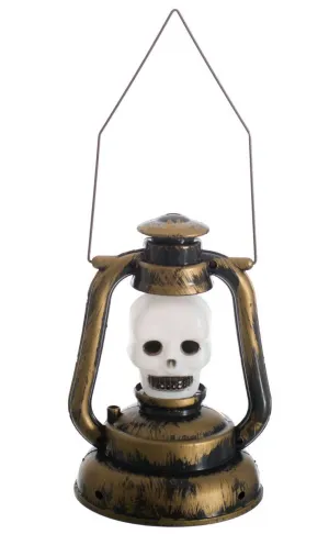 Skull Lantern Light Up Halloween Decoration