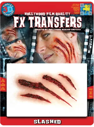Slashed Hollywood Quality 3D FX Transfer Wound