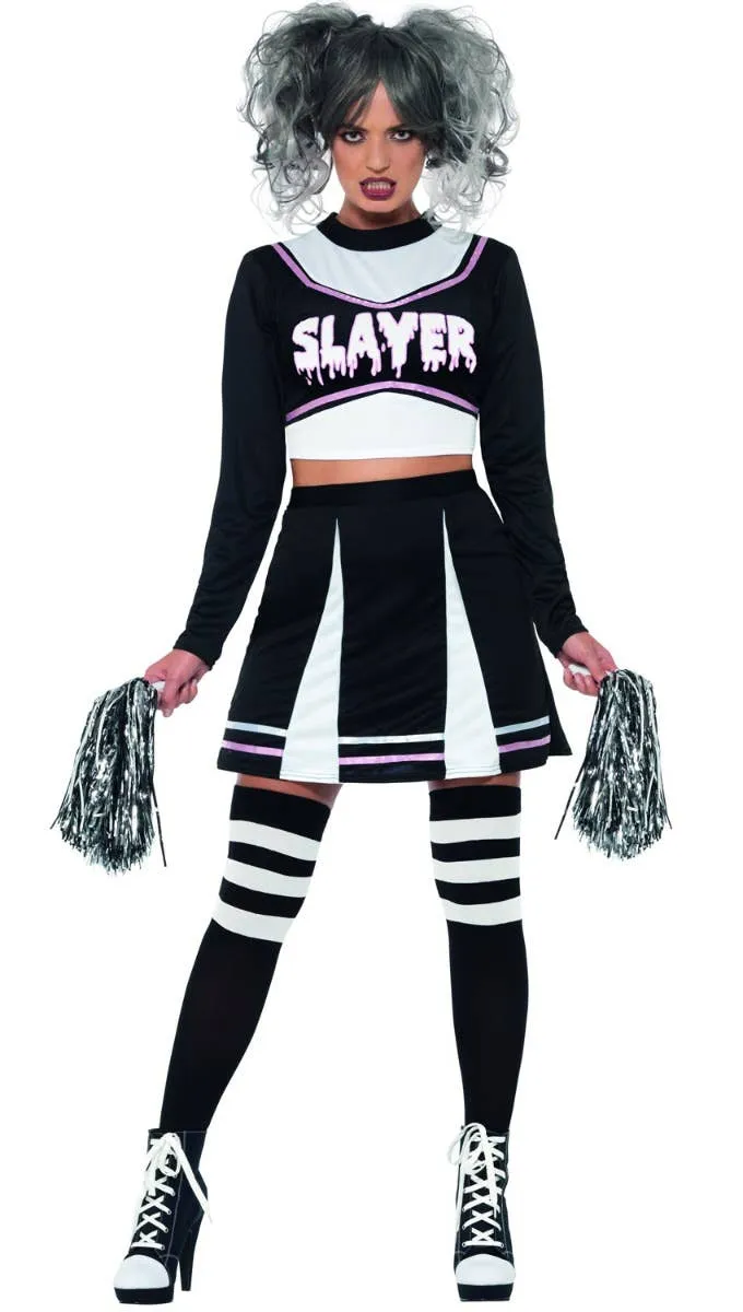 Slayer Gothic Cheerleader Womens Halloween Costume