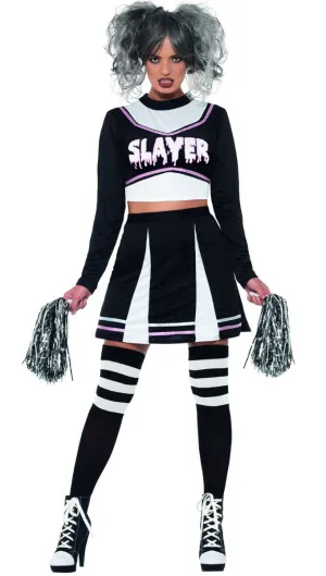 Slayer Gothic Cheerleader Womens Halloween Costume