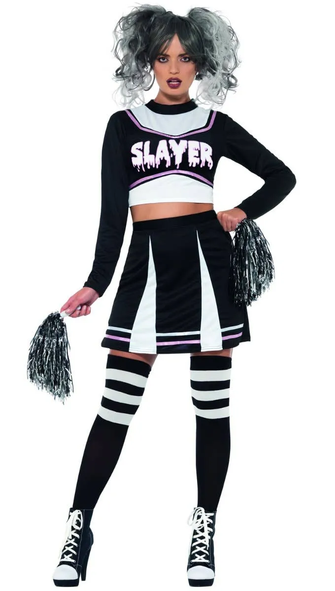 Slayer Gothic Cheerleader Womens Halloween Costume