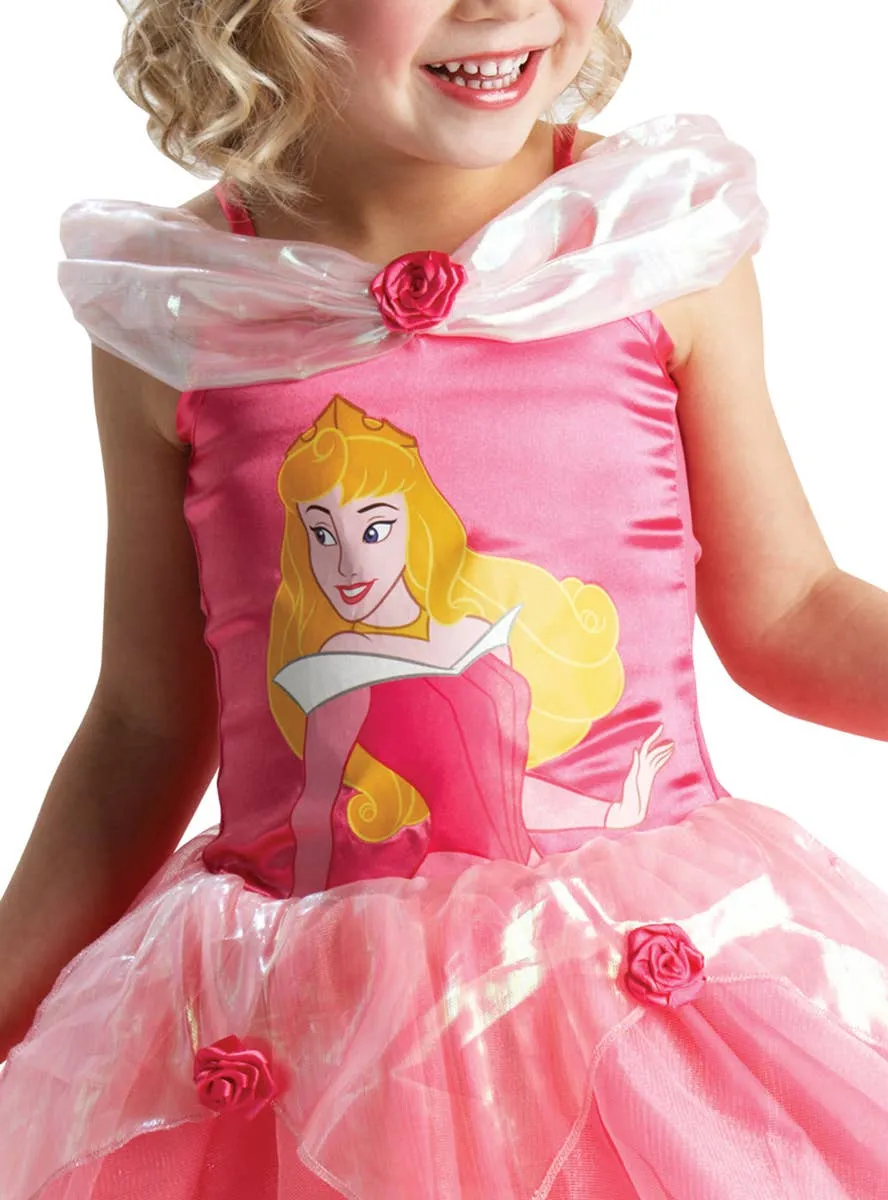 Sleeping Beauty Girls Disney Princess Aurora Ballerina Costume