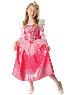 Sleeping Beauty Girls Glitter Disney Princess Costume