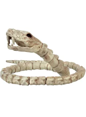 Slithering Skeleton Snake Poseable Halloween Decoration