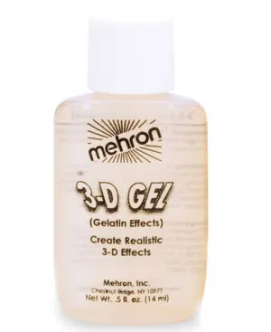 Small 14ml Clear 3-D Gel Special Effects Halloween Makeup