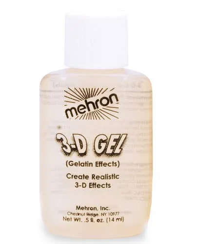 Small 14ml Clear 3-D Gel Special Effects Halloween Makeup