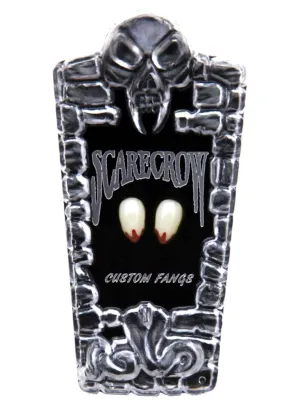 Small Deluxe Blood Tip Custom Fit Vampire Fangs