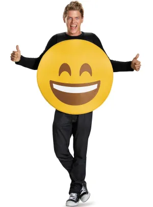 Smile Emoji Face Unisex Adults Costume